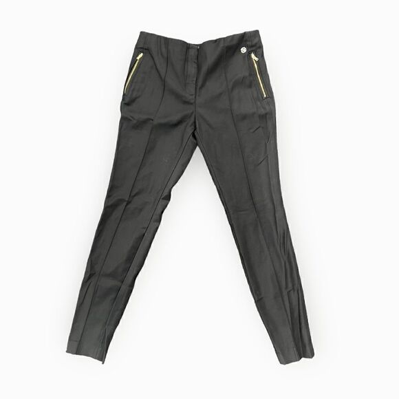 Massimo Dutti Black Cigarette Pants Trousers, Size 8 - Picture 1 of 3